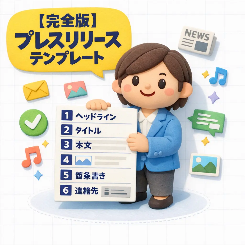 プレスリリース テンプレートの作り方と実践例を徹底解説