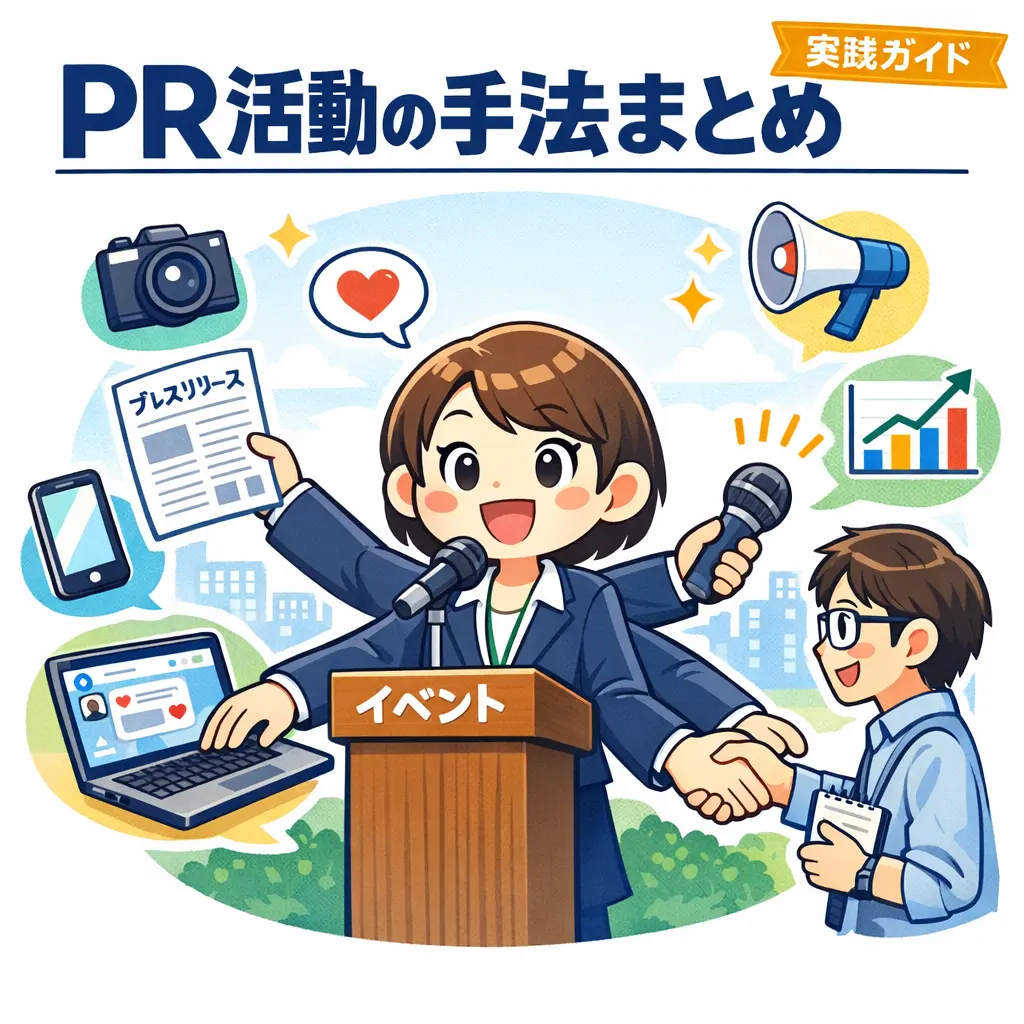 PR活動の具体的な手法と実践方法 - prとは
